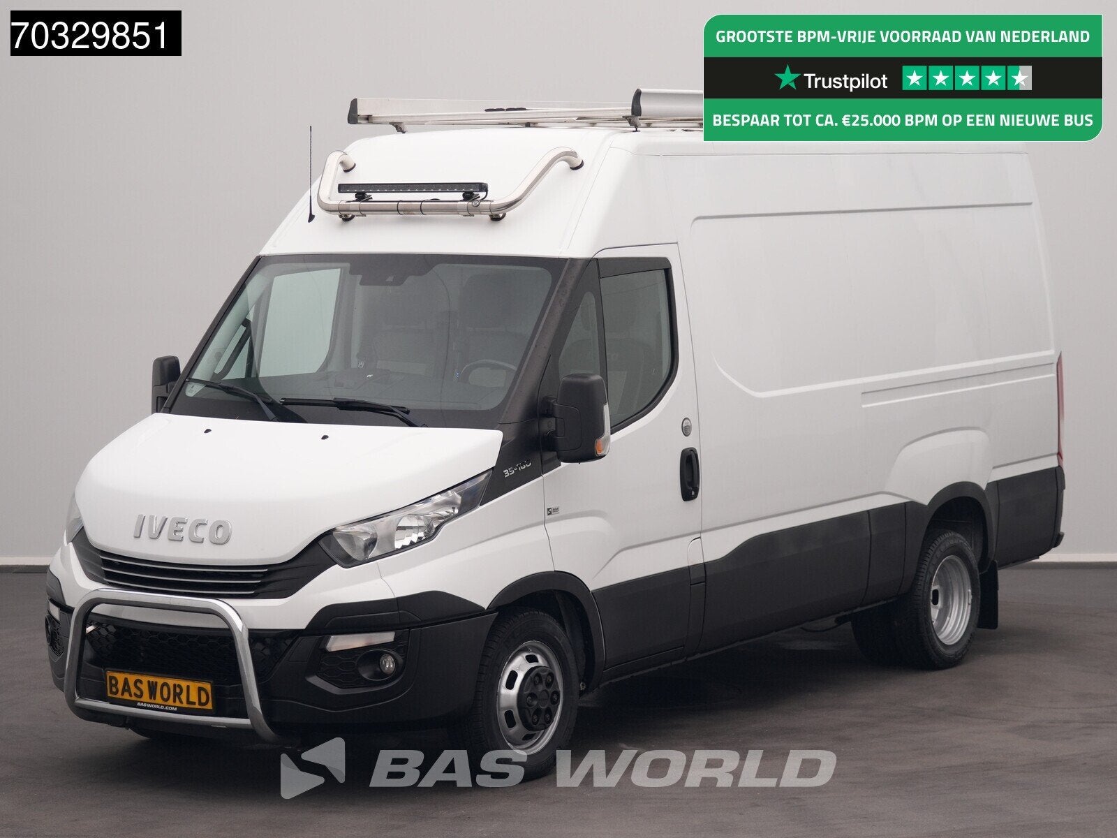 Iveco Daily 35C18 3.0L Automaat Dubbellucht L2H2 3,5t Trekha, Automaat, Stof, Gebruikt, Euro 6