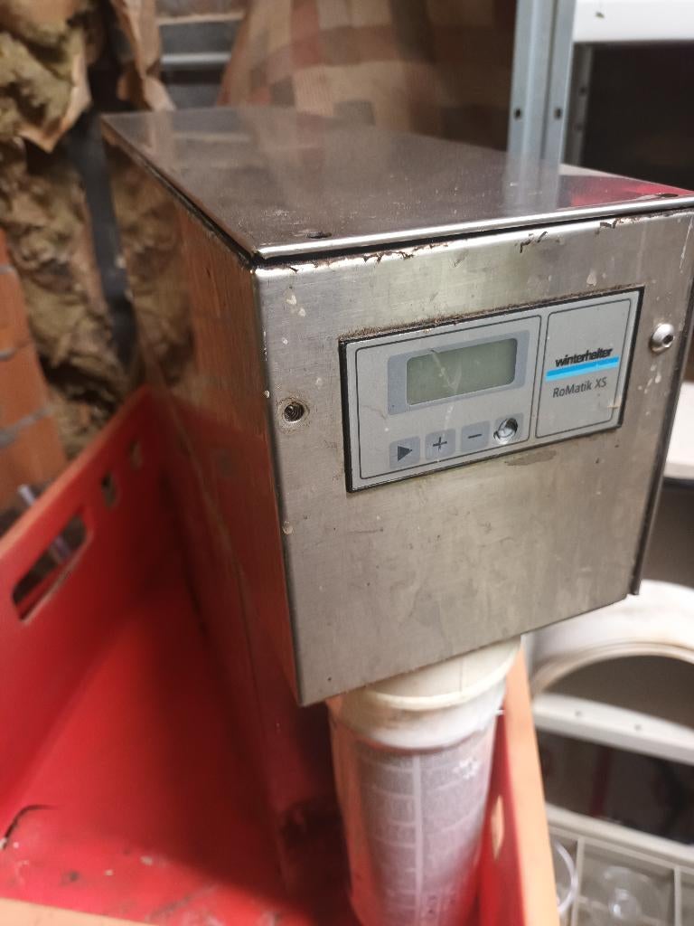 Winterhalter Romatic XS osmosetoestel, Ophalen