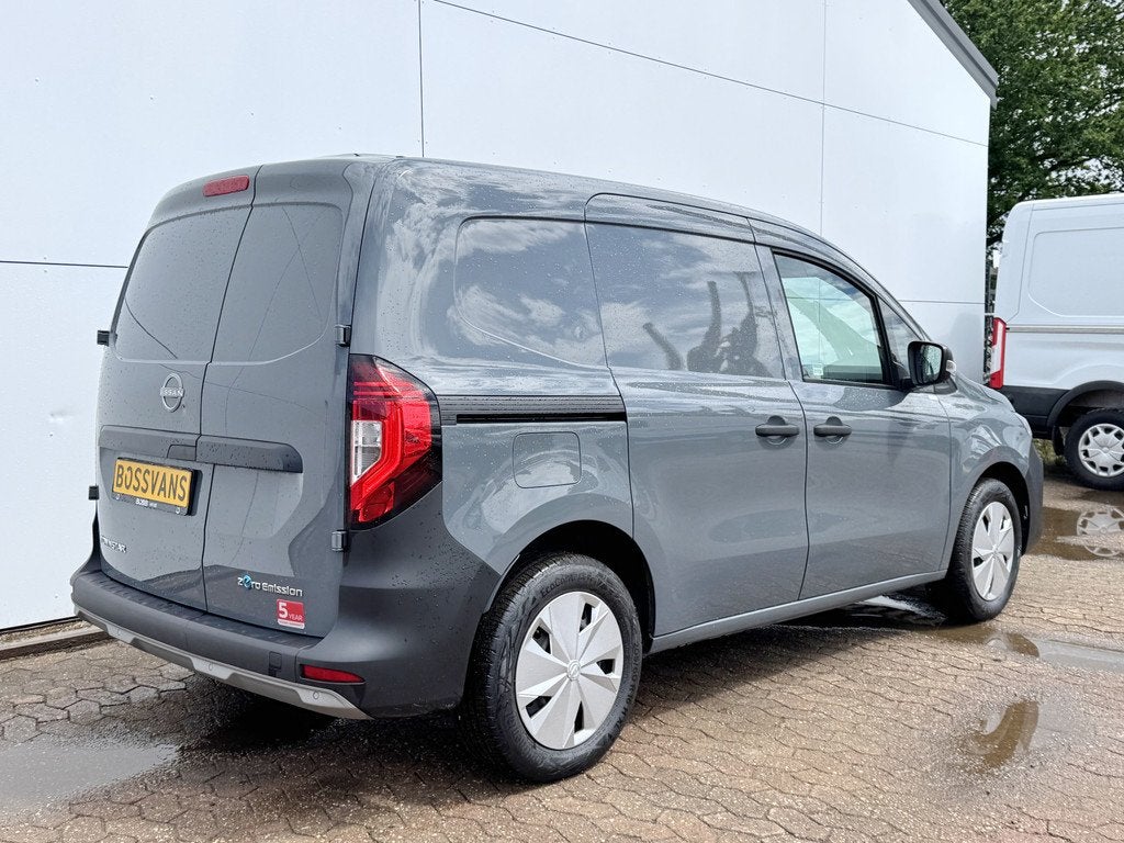 Nissan Townstar EV 45kWh L1 260km WLTP Laadkabel Climate con, Auto's, Gebruikt, Zwart, 260 km, 2 zetels