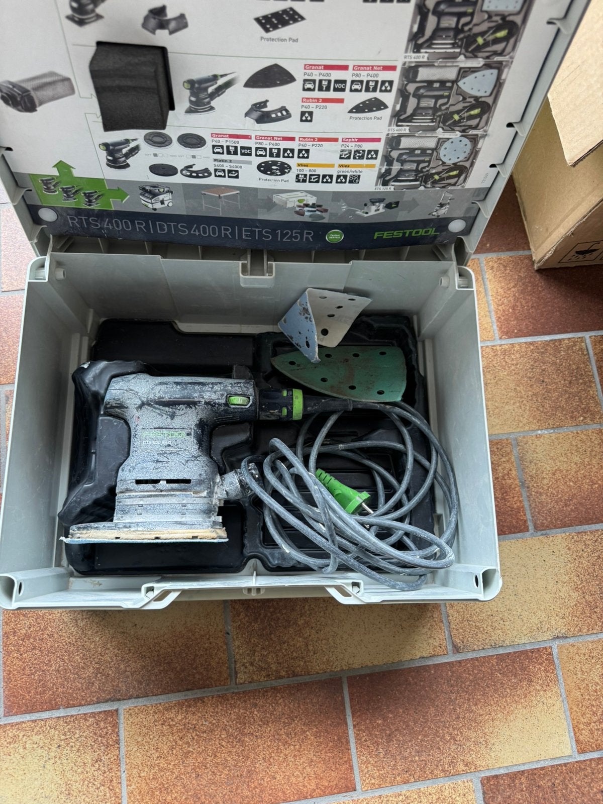 Festool DTS 400 REQ Delta schuurmachine, Doe-het-zelf en Bouw, Gereedschap | Schuurmachines, Ophalen, Gebruikt