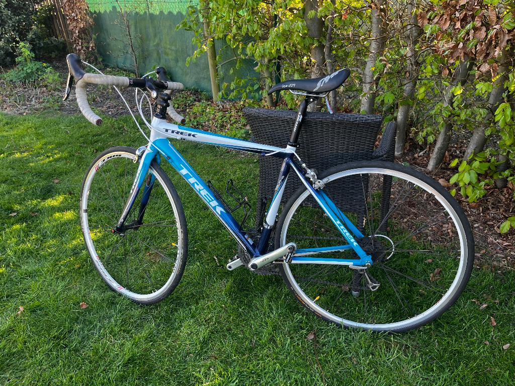 Koersfiets Trek, Shimano ultegra groep, Fietsen en Brommers, Gebruikt, Velgrem, Aluminium, Minder dan 49 cm
