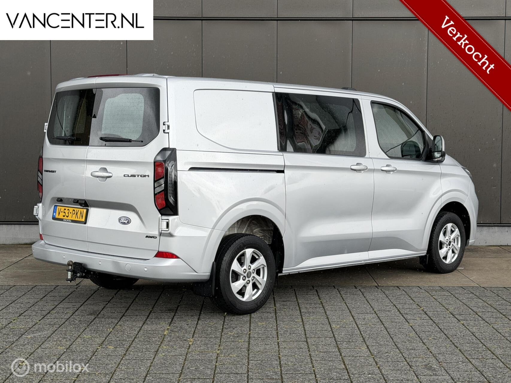 Ford Transit Custom 2.0 TDCI 185PK Automaat AWD L1 Carplay, Autos, Argent ou Gris, Achat, Euro 6, Entreprise