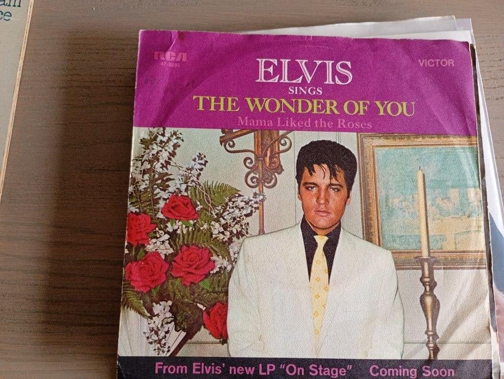 Elvis Presley - The wonder of you, Cd's en Dvd's, Vinyl Singles, Gebruikt, Verzenden, 7 inch, Fotohoes