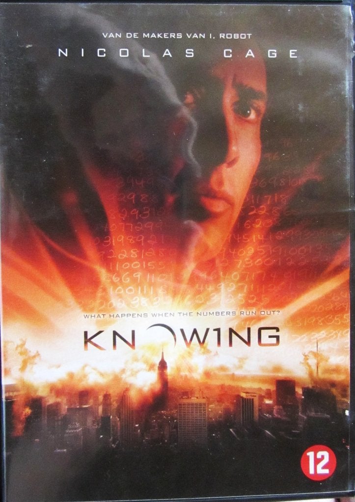 DVD RAMPENFILM- KNOWING (NICOLAS CAGE), Cd's en Dvd's, Dvd's | Actie, Engels, Alle leeftijden, Nederlands, Overige genres