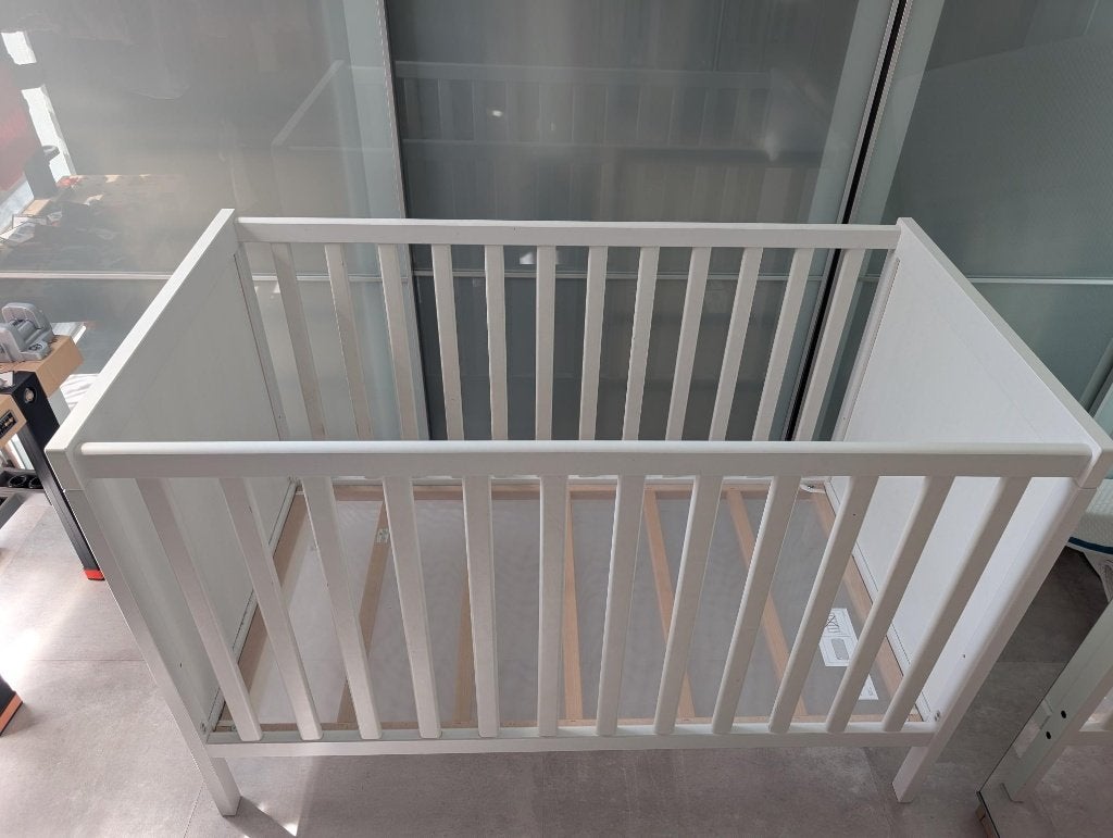 babybed + toebehoren, Ophalen, Gebruikt, Jongetje of Meisje