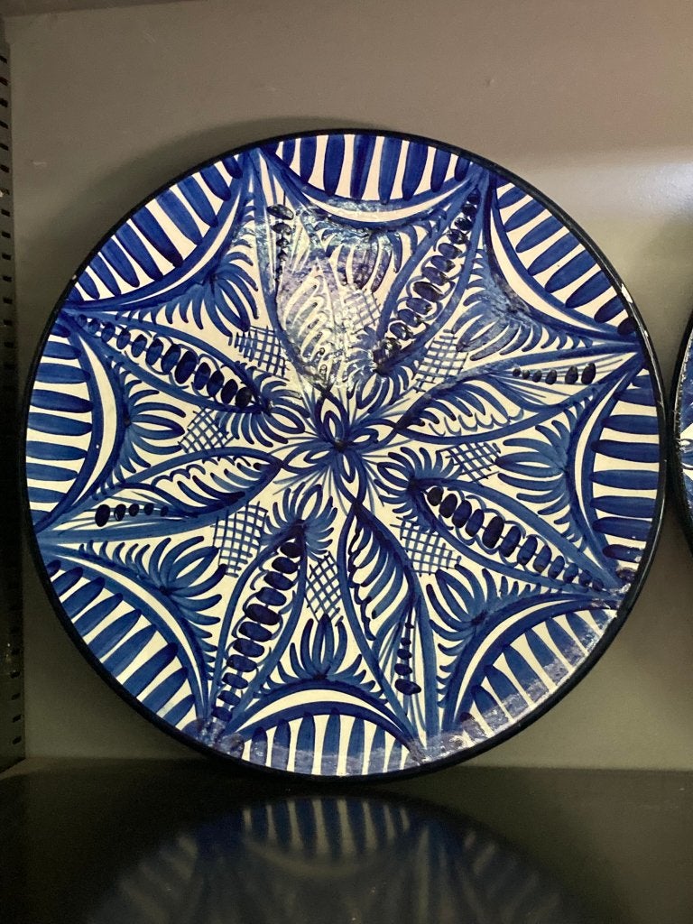 Spaans handgeschilderd keramieken sierborden, Antiek en Kunst, Antiek | Keramiek en Aardewerk, Ophalen of Verzenden