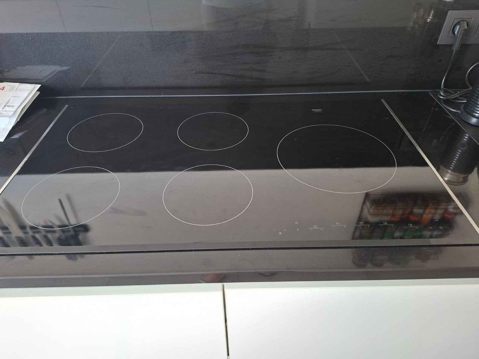 Inductiekookplaat Pelgrim, Elektronische apparatuur, Kookplaten, Ophalen, Inbouw, Inductie, 5 kookzones of meer