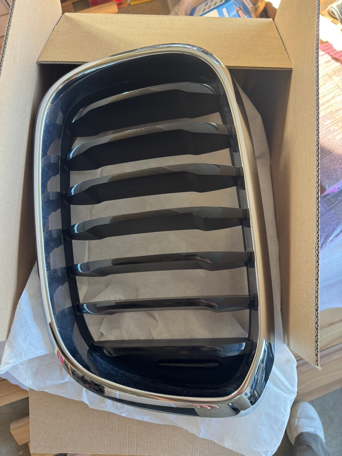 Originele BMW niergrille / voorgrille zwart– 8 469 959, Ophalen, Voor, BMW