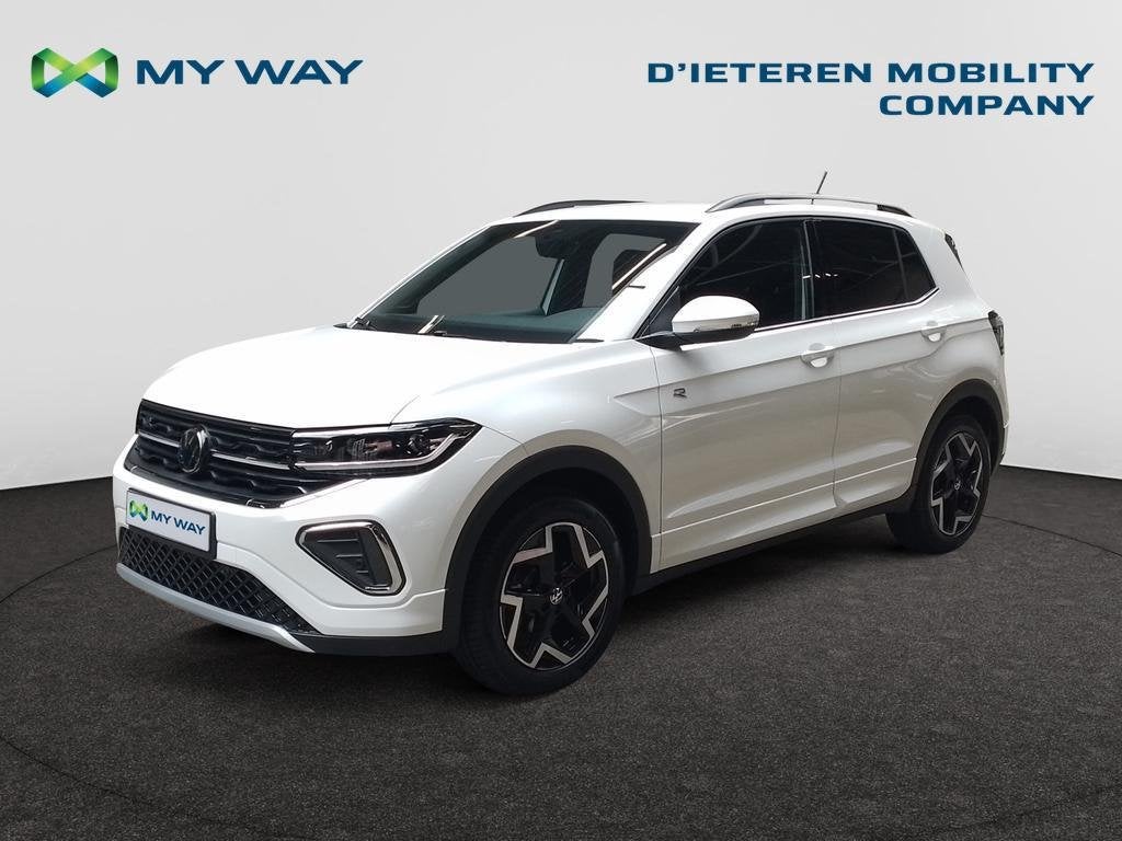 Volkswagen T-Cross T-Cross 1.0 TSI R-Line Business Premium O, Auto's, Volkswagen, Automaat, T-Cross, Wit, 131 g/km