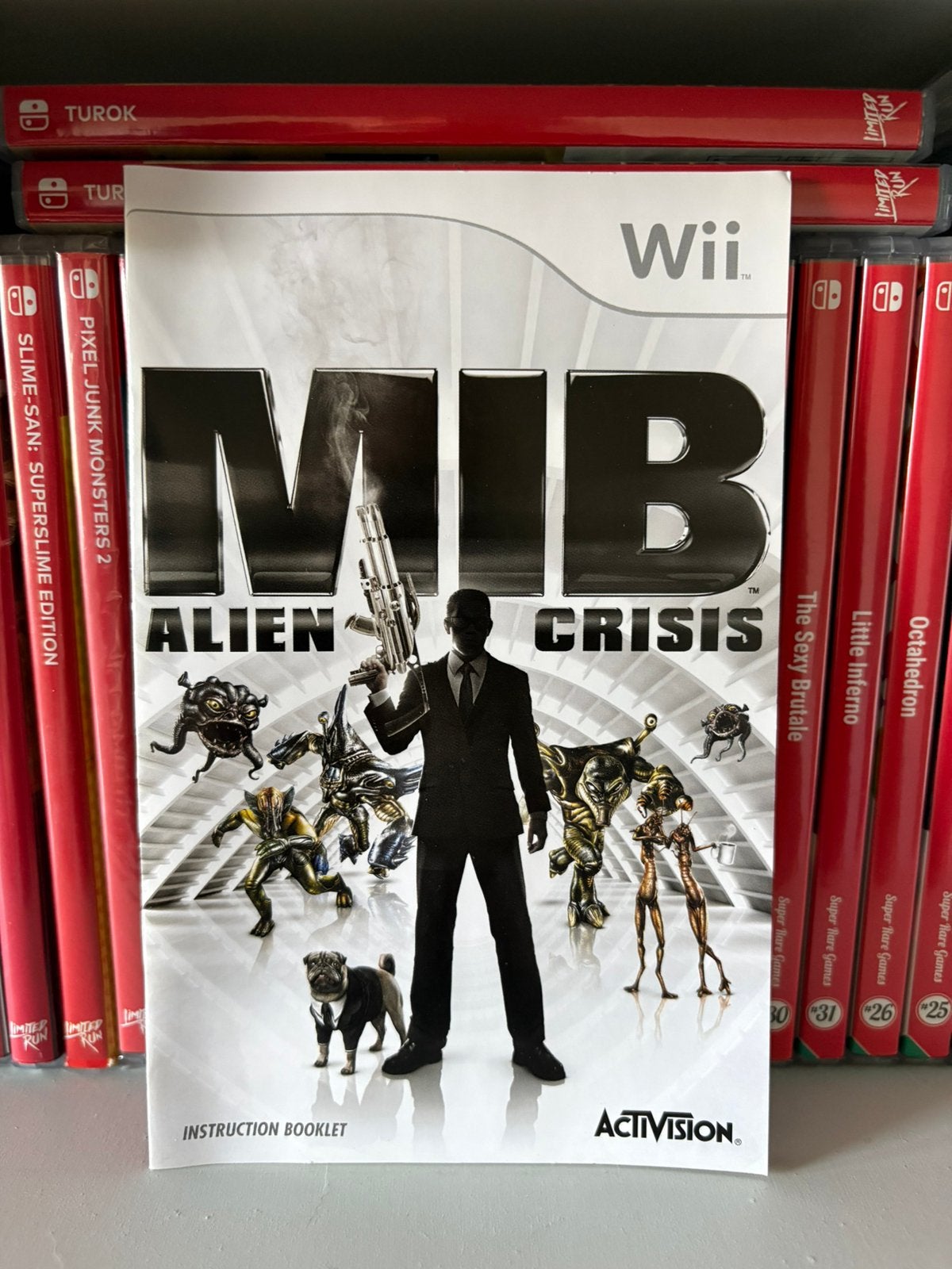 Handleiding MIB - alien Crisis (Wii), Ophalen of Verzenden, Zo goed als nieuw