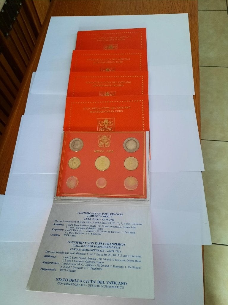 Vaticaan 2016, Envoi, Vatican, Autres valeurs, Série