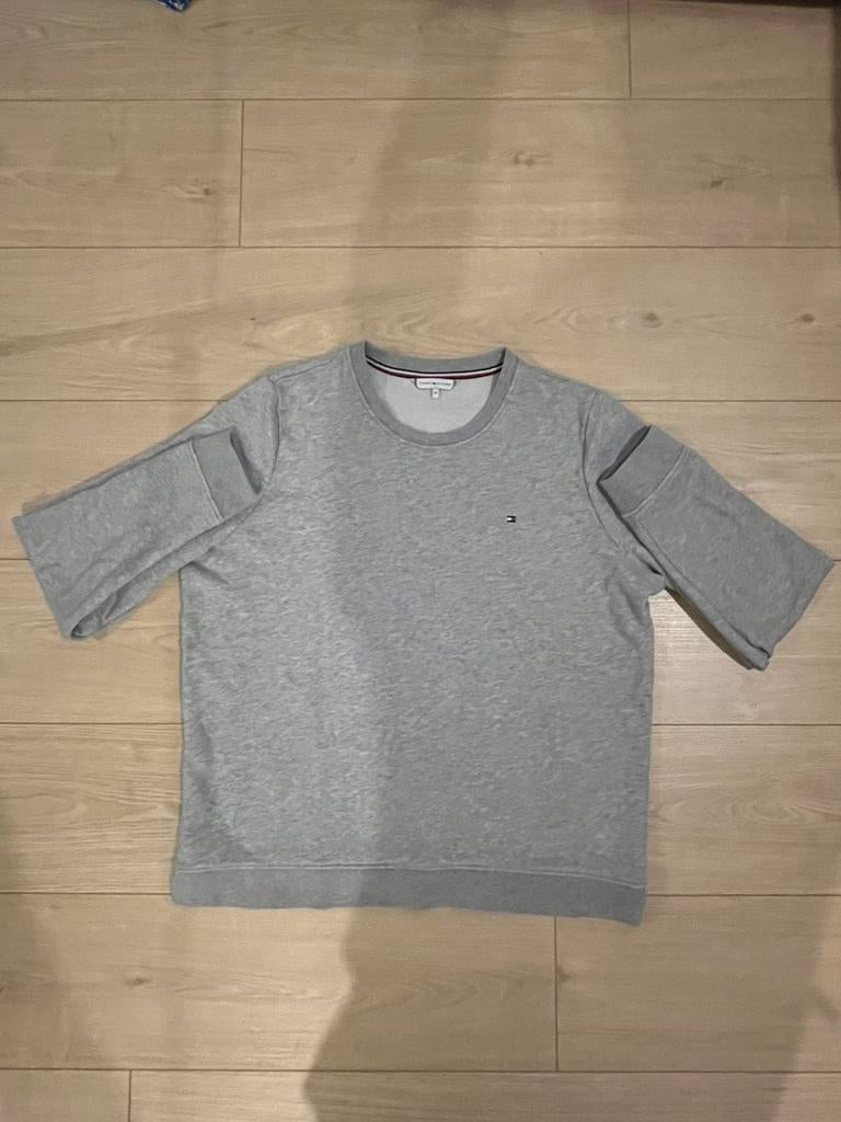 Pull Tommy Hilfiger taille XL Z.G.A.N, Enlèvement ou Envoi, Comme neuf, Taille 56/58 (XL), Gris