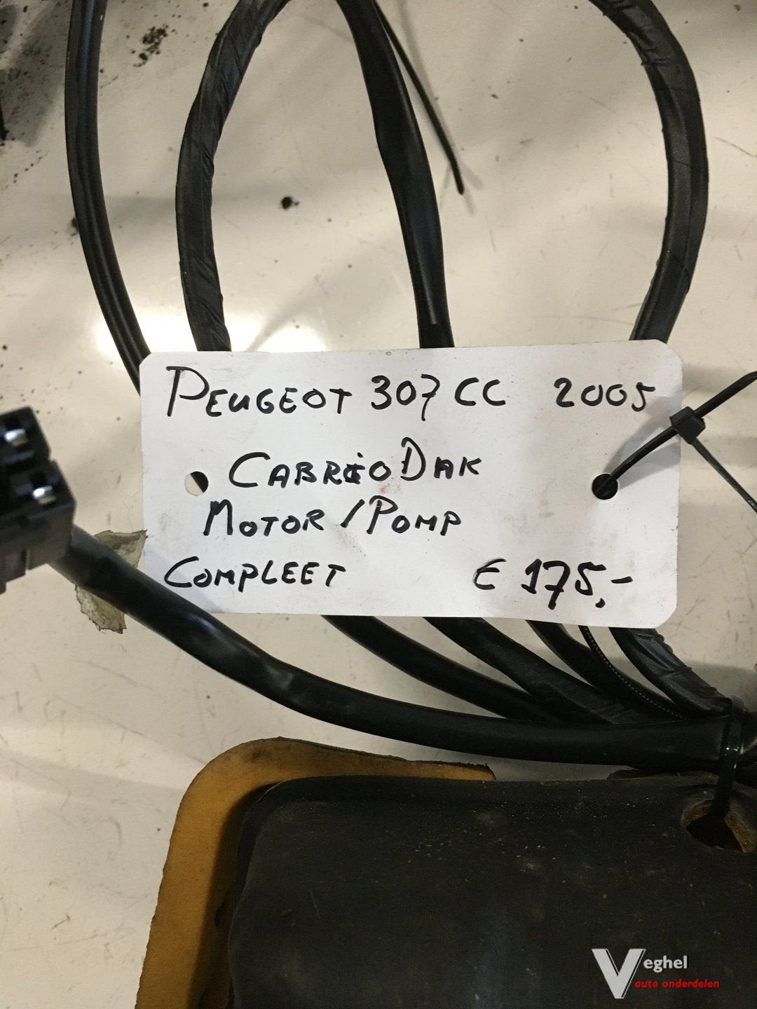 Peugeot 307 CC 2005 Cabrio Dak Motor / Pomp, -, Utilisé, -, -