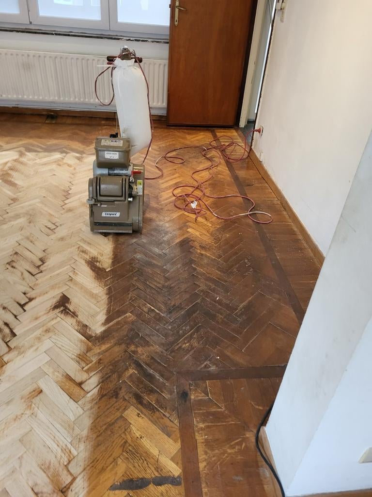Poncage parquet, Enlèvement, Parquet