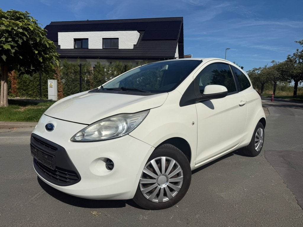 FORD KA 1.2i - airco - 1 er proprio/1ste eingenaar-top staat, Autos, Euro 5, Ka, Boîte manuelle, Noir