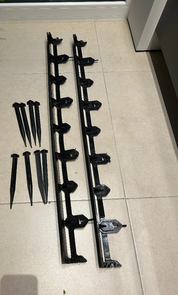 Multi edge flex afboording zwart, Ophalen, Kunststof, Gebruikt, 100 tot 200 cm