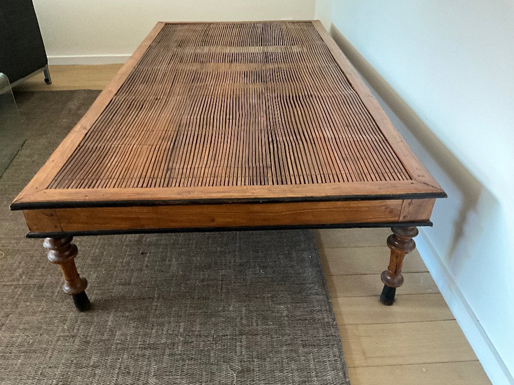 Salontafel (opiumbed), Huis en Inrichting, Tafels | Salontafels, Gebruikt, 50 tot 100 cm, 150 tot 200 cm, Overige houtsoorten