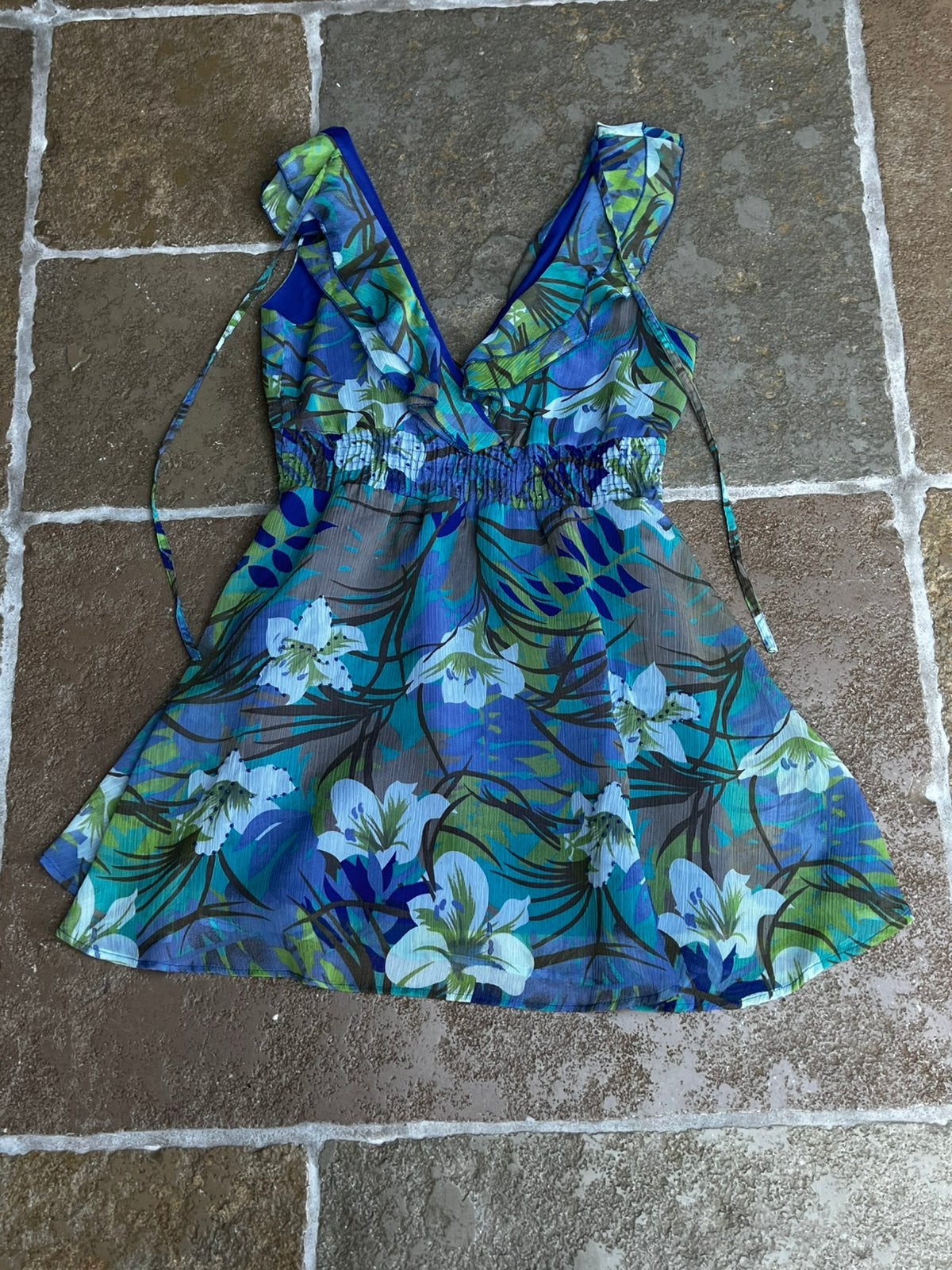 Zomers jurkje, Kleding | Dames, Ophalen, Zo goed als nieuw, Maat 42/44 (L)