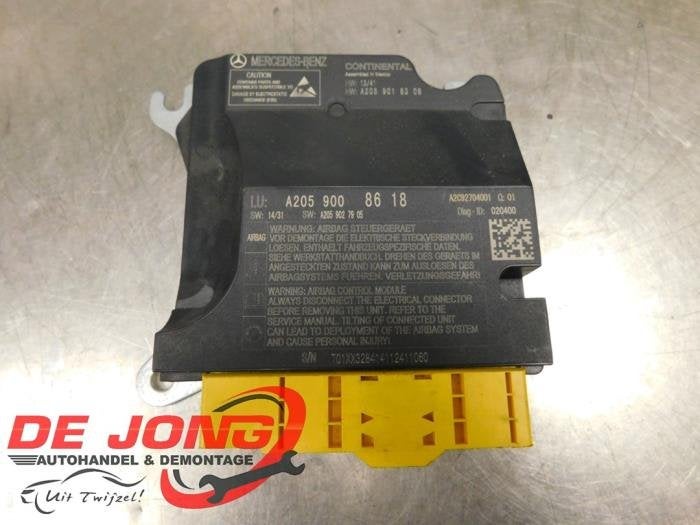 Airbag Module van een Mercedes C-Klasse, Gebruikt, -, Ophalen of Verzenden, -