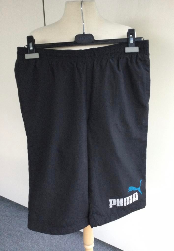 Zwarte sportbroek/short Puma, Kleding | Heren, Sportkleding, Puma, Zwart, Ophalen of Verzenden, Gedragen