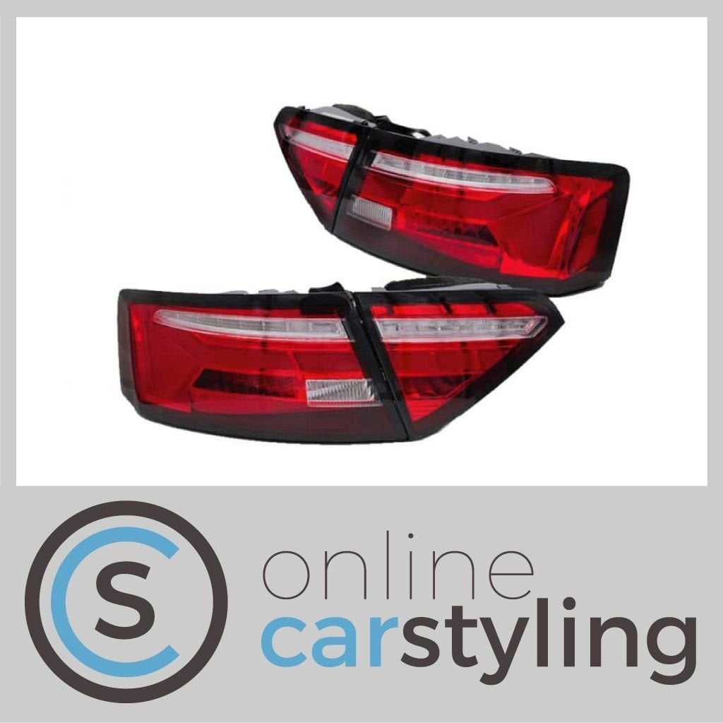 LED Achterlichten Audi A5 B8 Zwart Lightbar Design, Neuf, -, Audi, -