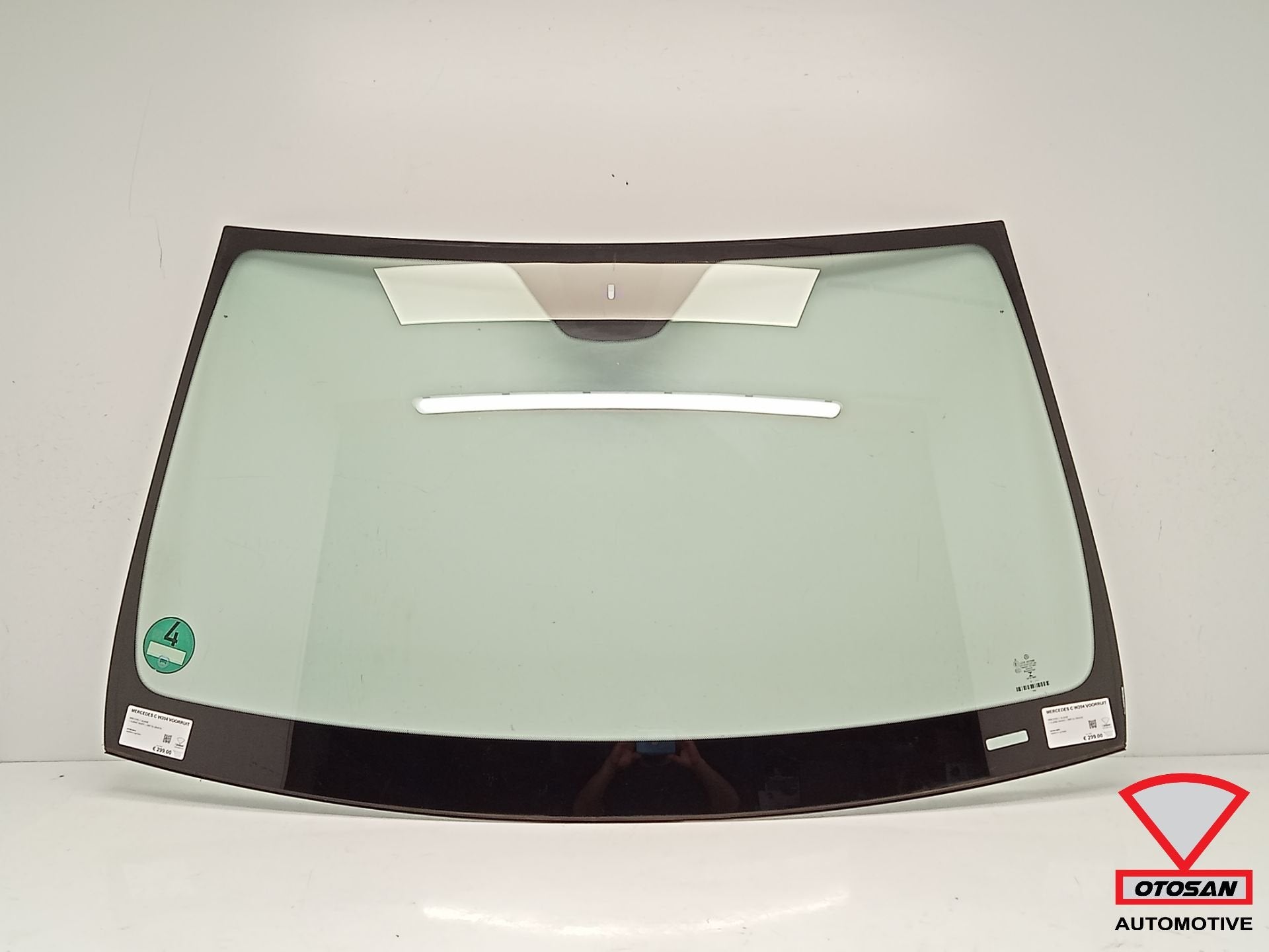 Pare-brise avant Mercedes C W204 + capteur de pluie d'origin, Autos : Pièces & Accessoires, Mercedes-Benz AG, Mercedes-Benz, Utilisé