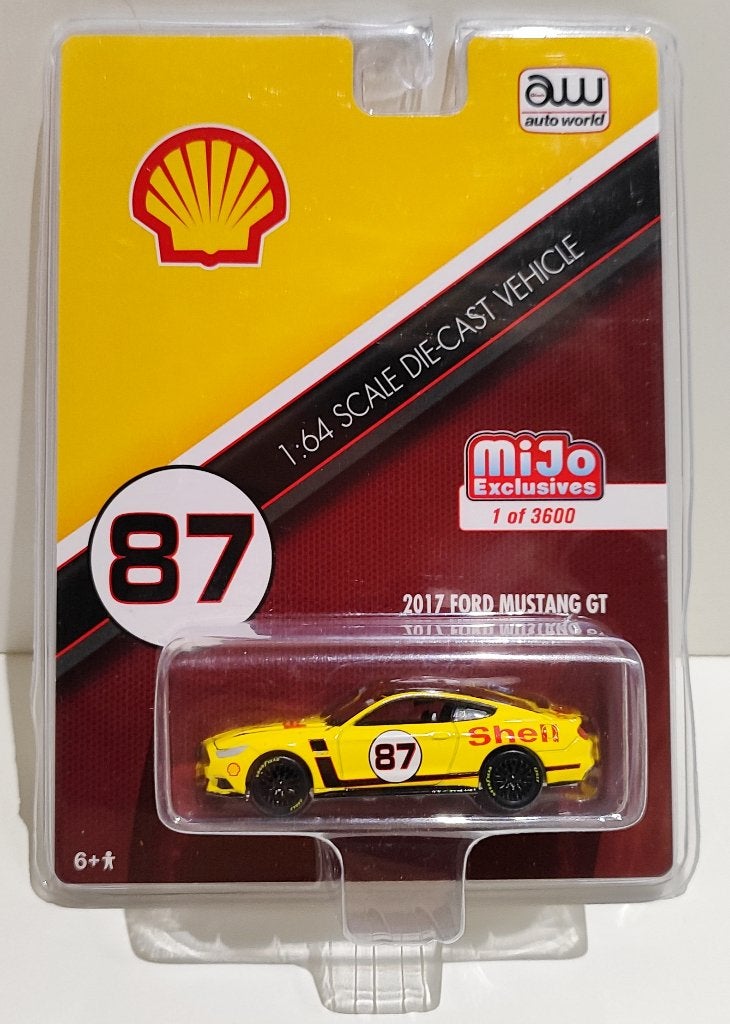 Auto World Shell Ford Mustang GT MiJo 2017 Limited (1of3600), Hobby en Vrije tijd, Modelauto's | Overige schalen, Auto, Ophalen of Verzenden
