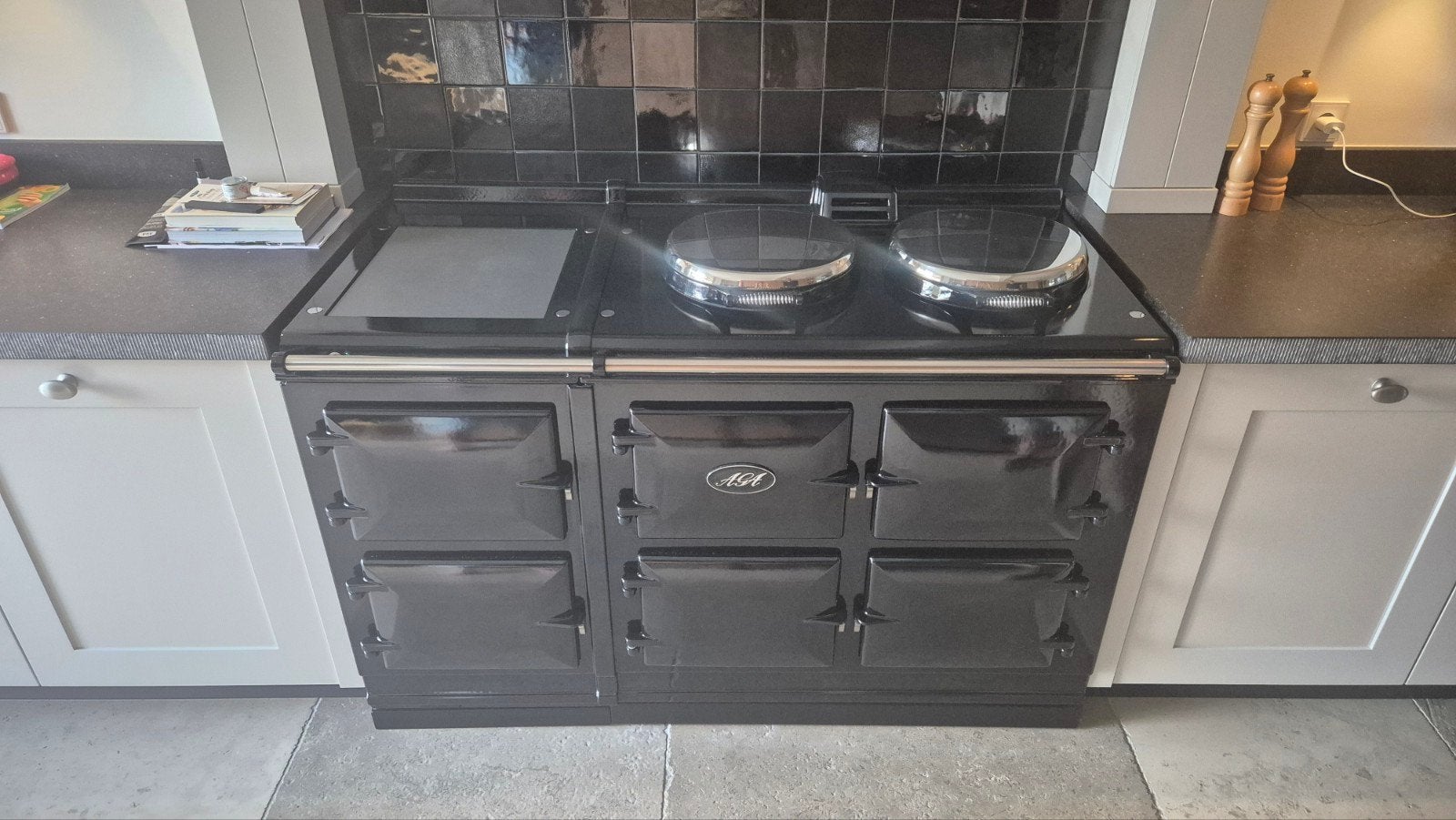 Aga DC5 - elektrisch dual control 5 oven - nieuwstaat, Electroménager, Cuisinières, Enlèvement ou Envoi, Neuf, Électrique