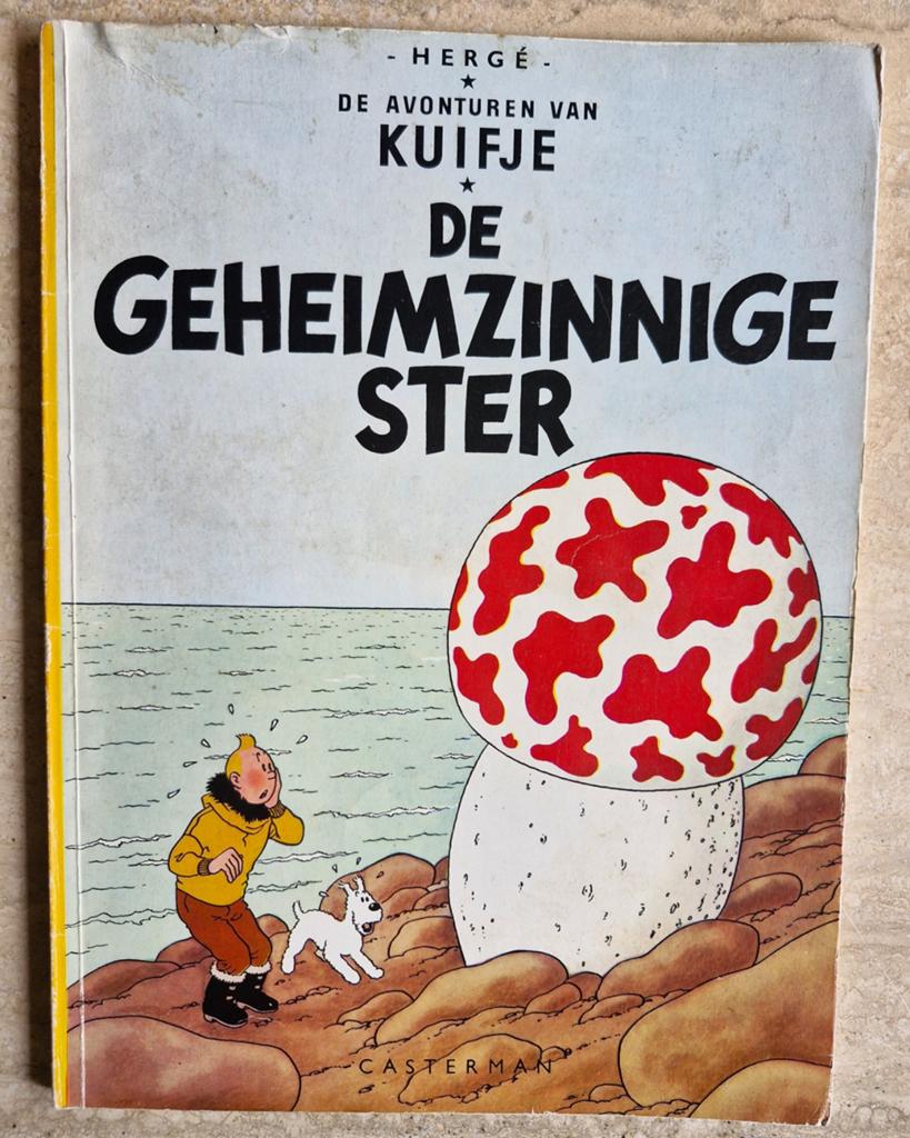 Hergé Kuifje strip Tintin de geheimzinnige ster 1967, Ophalen