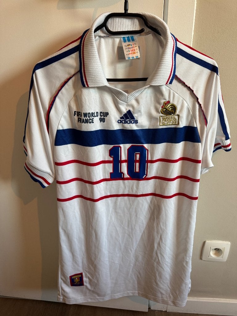 ZIDANE vintage voetbalshirt voor verzamelaars- Frankrijk  98, Maat L, Ophalen of Verzenden, Nieuw, Shirt