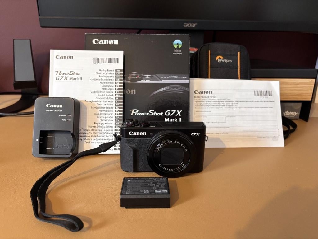 Appareil photo numérique Canon PowerShot G7 X Mark II, Enlèvement ou Envoi, Utilisé, Canon