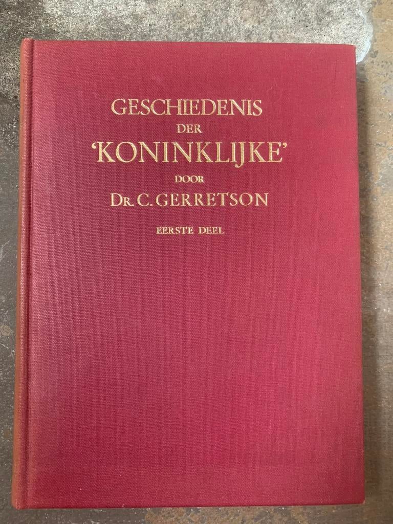 Shell : geschiedenis der koninklijke - gerretson, Livres, Poèmes & Poésie, Comme neuf, Un auteur, Envoi