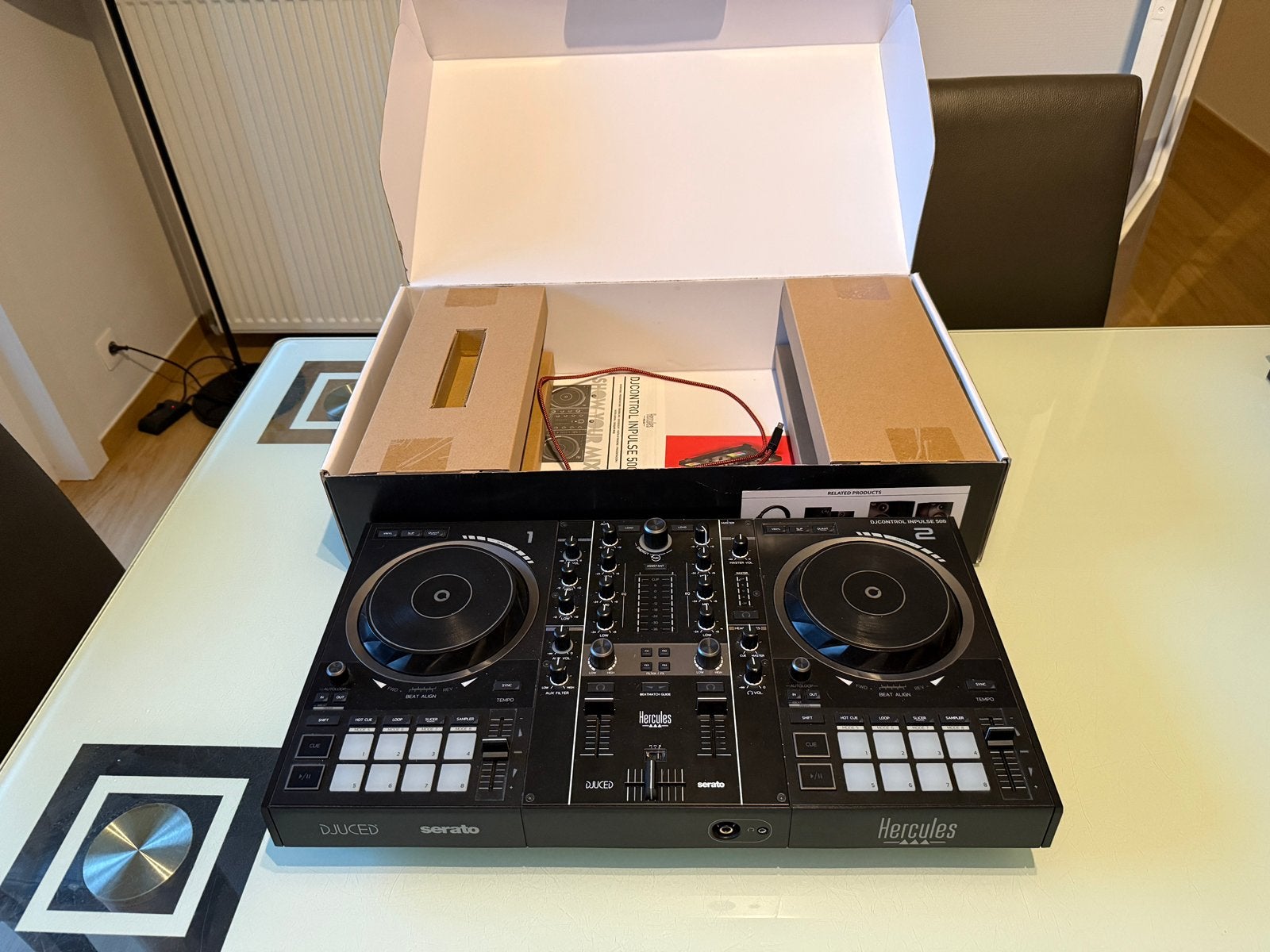 Hercules Inpulse 500 DJ controller, Muziek en Instrumenten, Ophalen, Nieuw