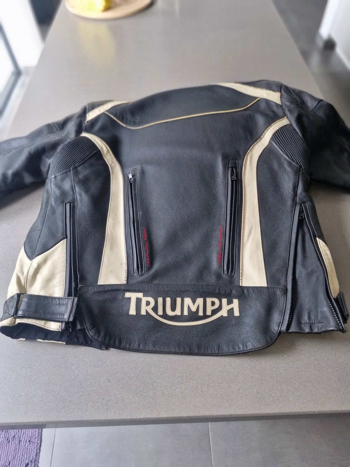 lederen jas triumph, Motoren, Ophalen, Heren, Triumph, Jas | leer