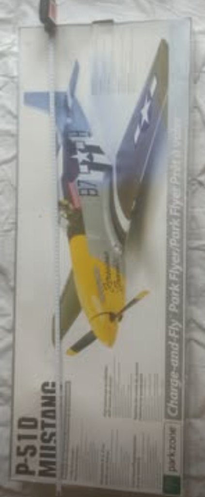 ARKZONE P-51D MUSTANG “FEROCIOUS FRANKIE”AVION RC –modèle, Enlèvement, Comme neuf, Avion