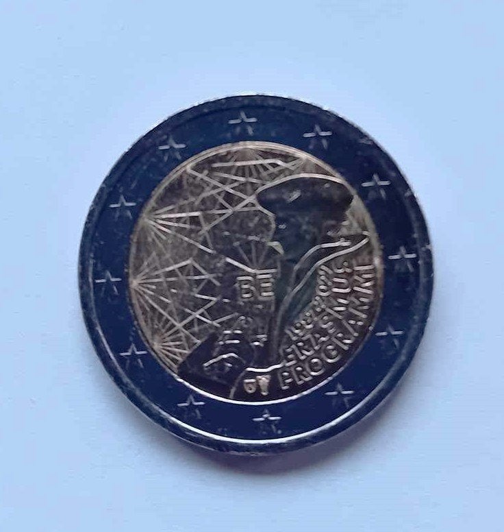 2 euro België 2022 (Erasmus), Timbres & Monnaies, Enlèvement, Belgique, 2 euros, Monnaie en vrac