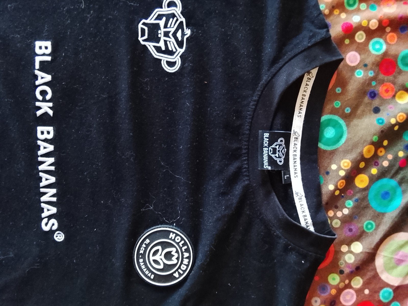 Black bananas zwarte t-shirt (Large), Kleding | Heren, Ophalen of Verzenden