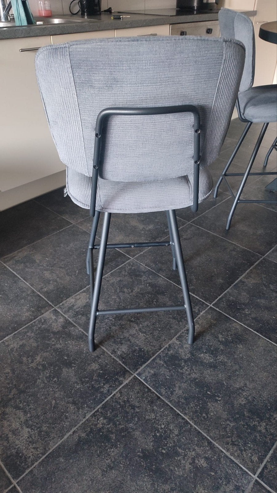 Hoge barstoelen van Avalon, Maison & Meubles, Ameublement | Revêtements de sol, Enlèvement, Gris
