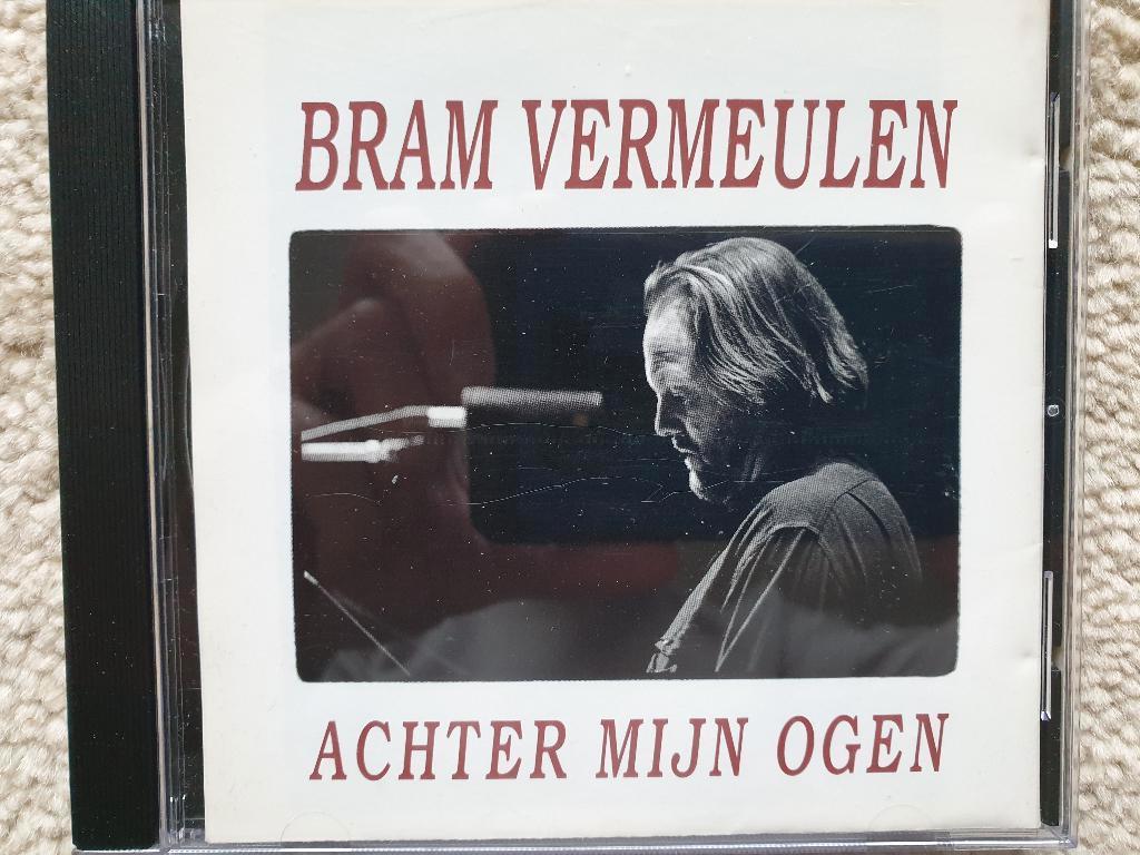 Bram Vermeulen: Achter mijn ogen - cd, Cd's en Dvd's, Ophalen of Verzenden, Zo goed als nieuw