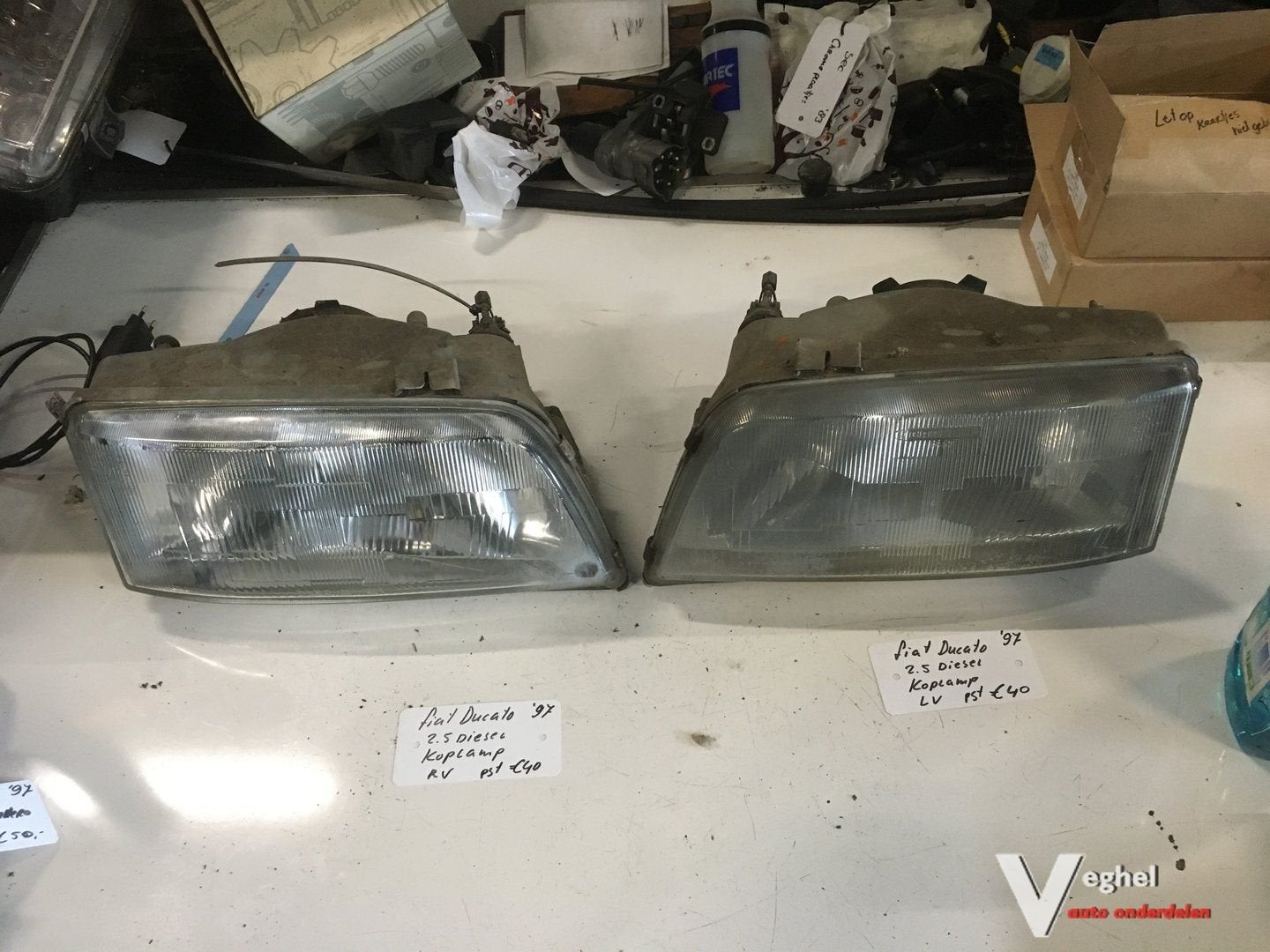 Fiat Ducato 1997  Koplamp Links, Auto-onderdelen, Gebruikt, -, -, Ophalen of Verzenden