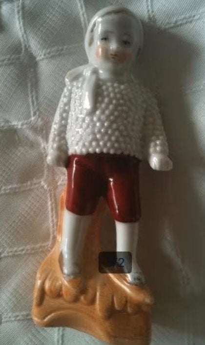 Antiek snow baby beeldje, Enlèvement ou Envoi