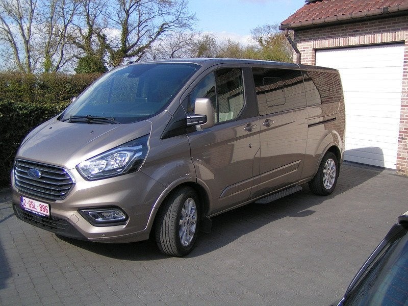 Ford tourneo custom, 8 zitpl, '2019, 2.0 diesel,, Autos, Ford, Cuir, Achat, Entreprise, 5 portes