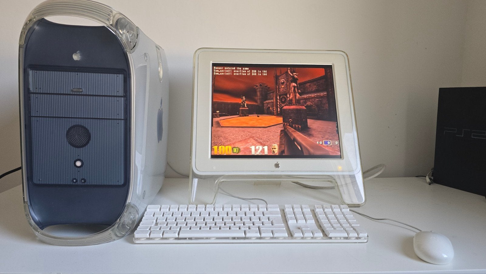 Complete Vintage Apple Power Mac G4 Set (400 MHz, Dual HDD.., Computers en Software, Ophalen