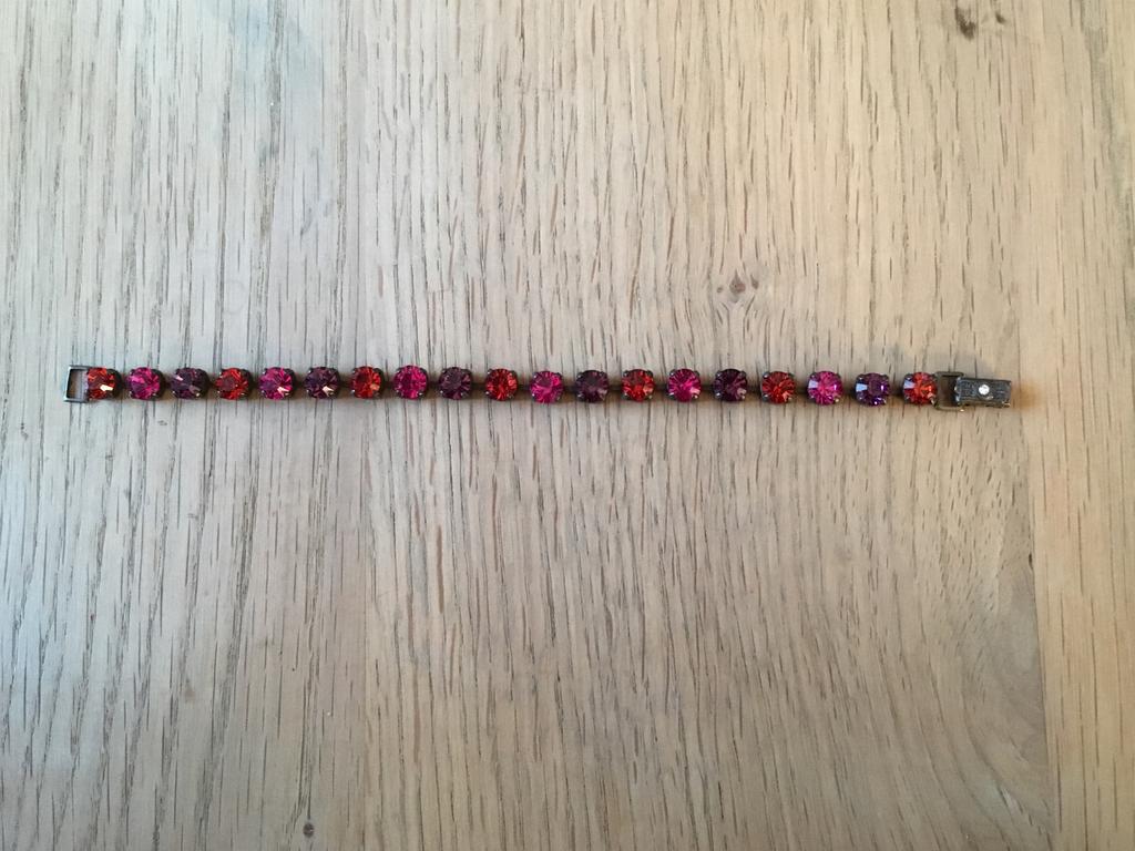 Bracelet TWICE AS NICE fushia, mauve et orange, Enlèvement ou Envoi, Neuf, Rose