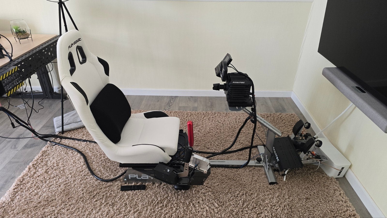 Fanatec race simulator + accessoires, Transmission directe, Comme neuf, Enlèvement, PC