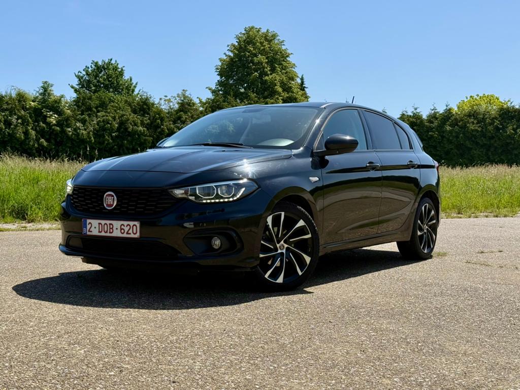 Fiat Tipo 1.4 Turbo / 77.000km / 2018, Auto's, Zwart, 5 deurs, Particulier, 1368 cc