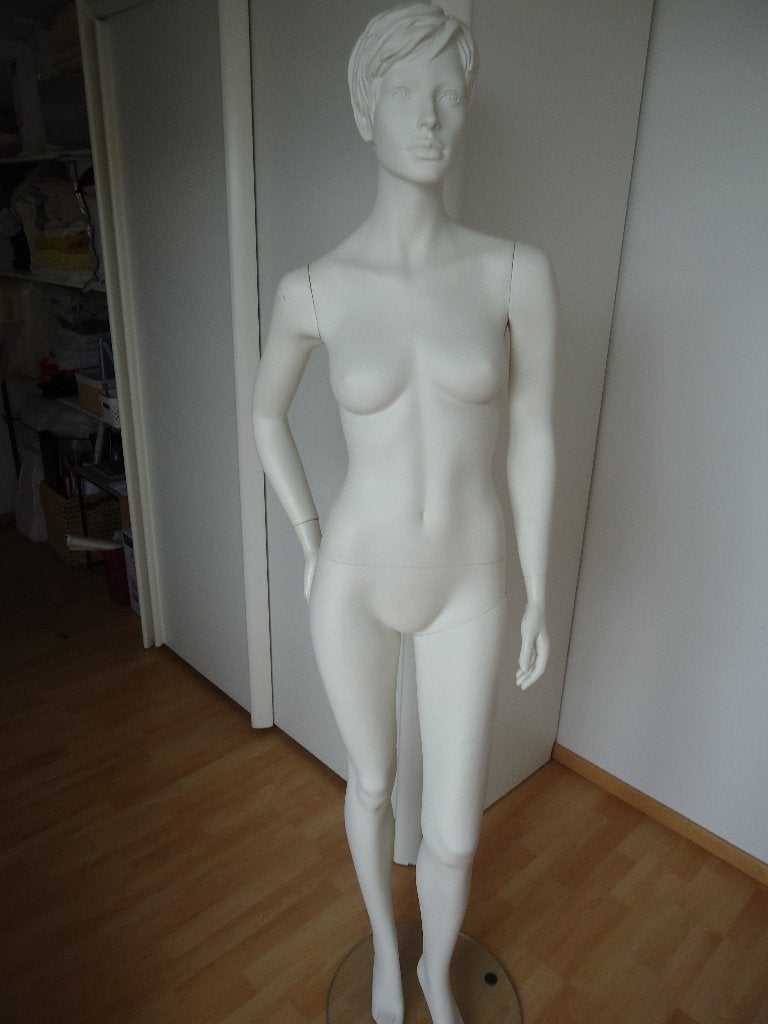 paspop etalagepop vrouw, Ophalen, Gebruikt, Paspop