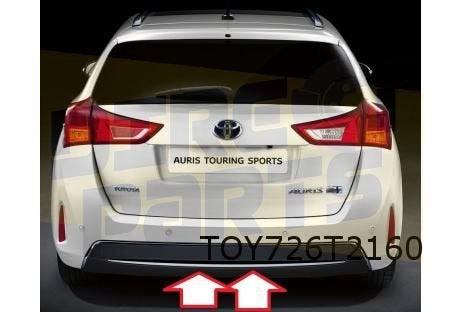 Toyota Auris (-6/15) sierlijst op onderspoiler chrome Origin, Neuf, Arrière, -, Toyota
