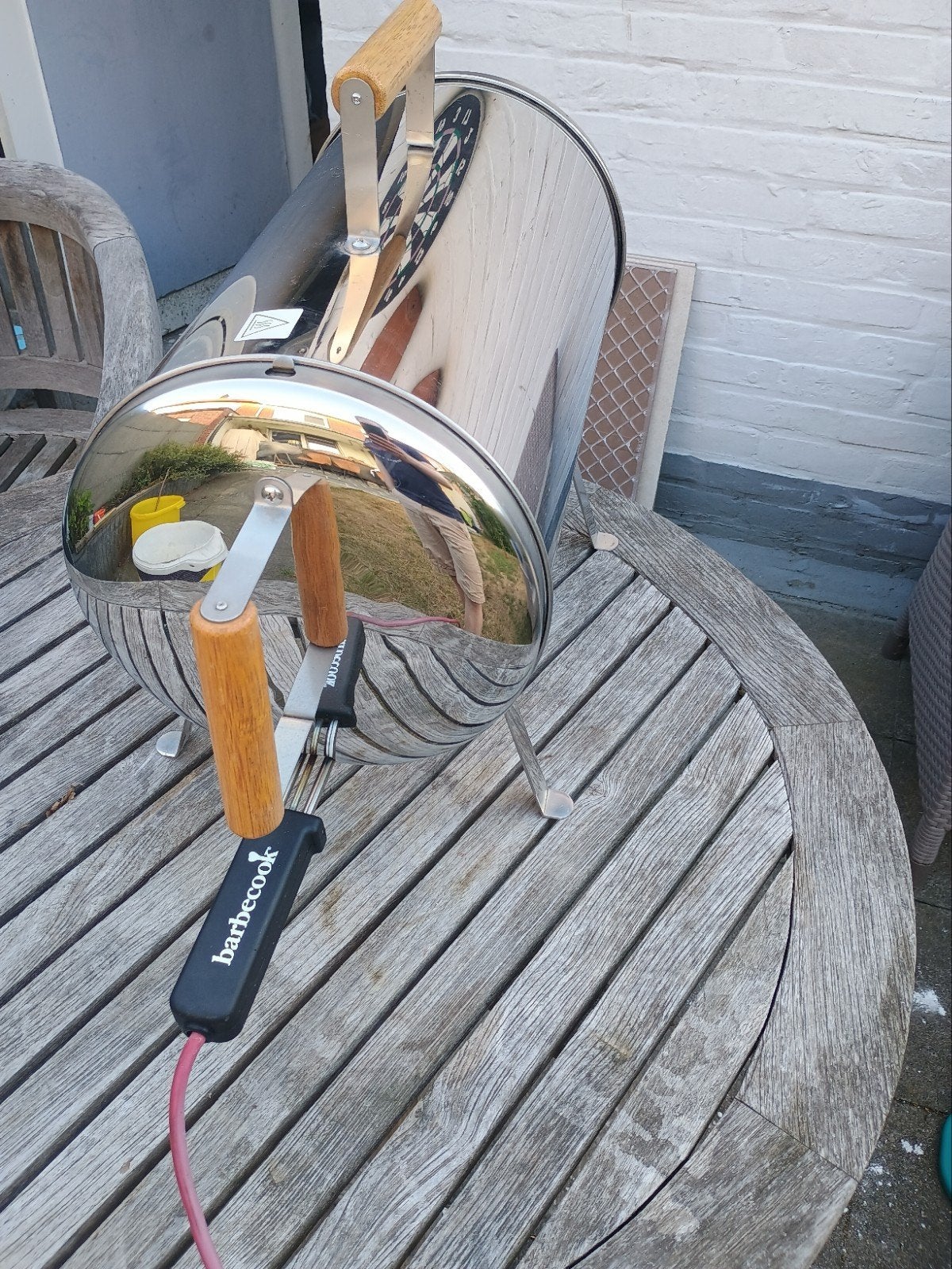 rookoven Barbecook in zeer goede staat, Jardin & Terrasse, Barbecues électriques, Enlèvement ou Envoi, Comme neuf, Barbecoock