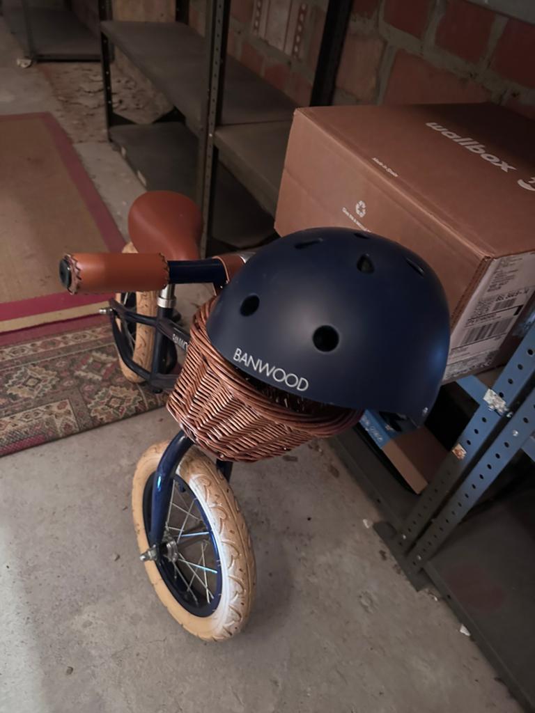 Bamwood loopfiets + helm, Enlèvement, Utilisé